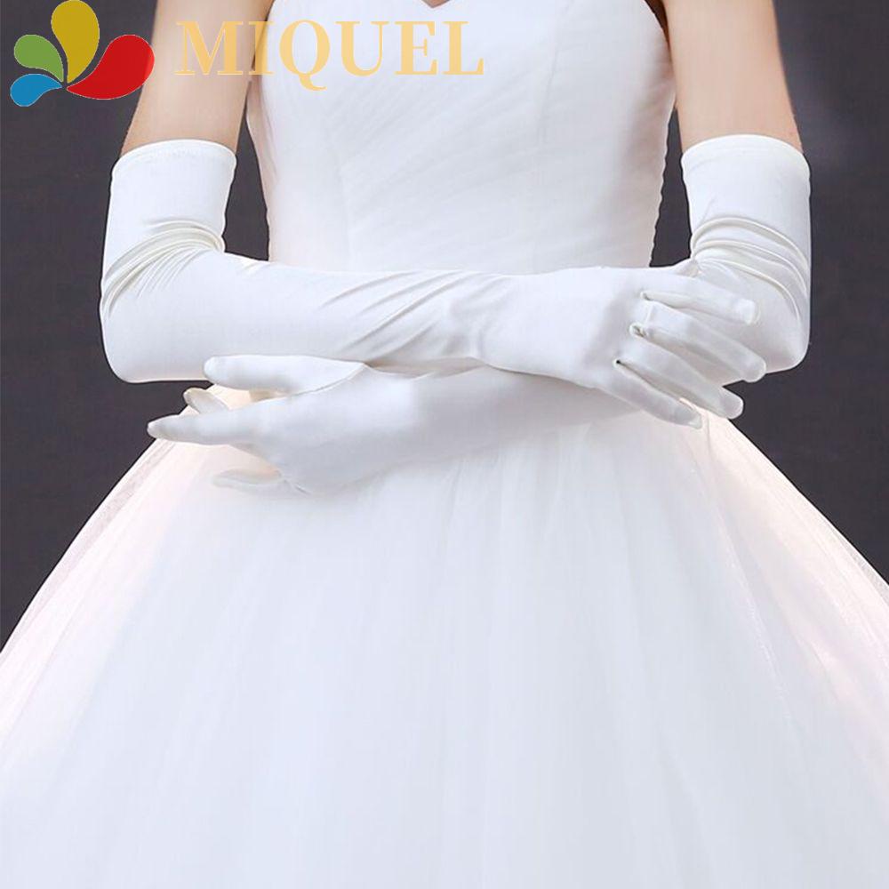 Đôi Găng Tay Dài Bằng Satin Chống Nắng Nhiều Màu Sắc Cho Nữ