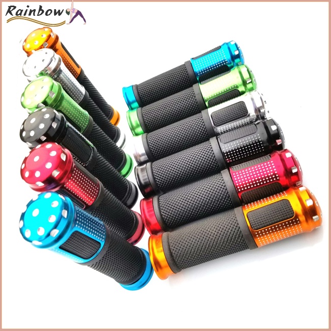 1 Cặp Vỏ Bọc Tay Cầm Xe Đạp Leo Núi Bằng Hợp Kim Nhôm Chống Trượt / Mài Mòn