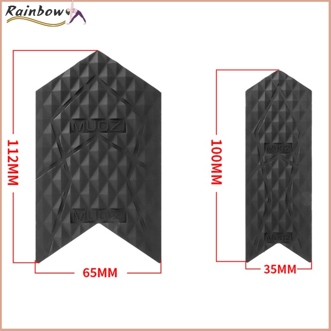 Bộ 5 Miếng Dán Khung Xe Đạp Bằng Silicon Họa Tiết Kim Cương Chống Trầy Xước Có Thể Tháo Rời