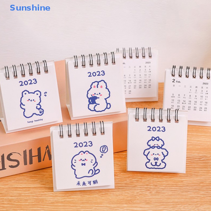 Lịch Năm 2023 Mini Để Bàn Hình Động Vật Dễ Thương