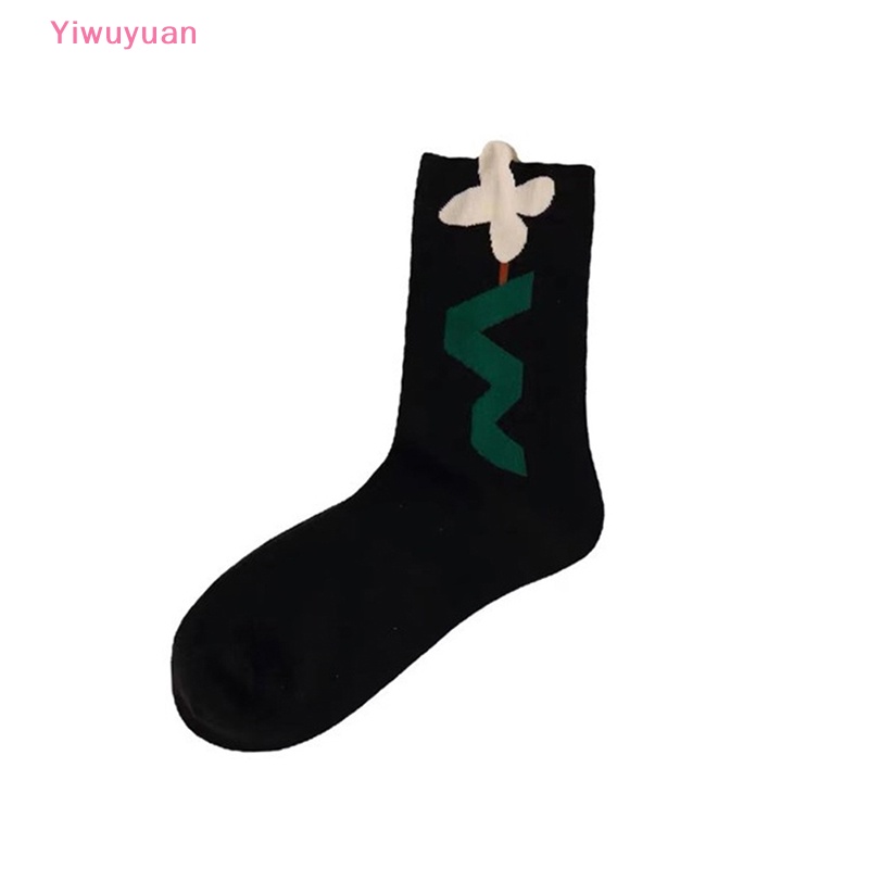 1 Đôi Tất Cotton Thoáng Khí Thời Trang Harajuku Nhật Bản Mới