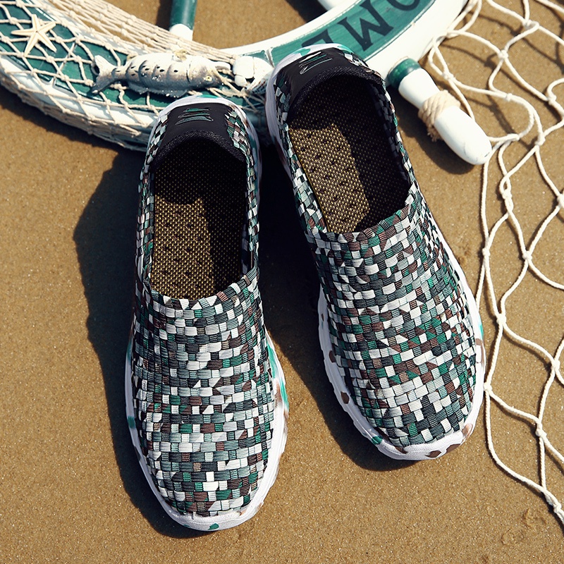 Size 38-44 Thời trang giày nam giày nam thoáng khí dép nam sandal dép đúc quai ngang dép đi biển dép nam xốp dép