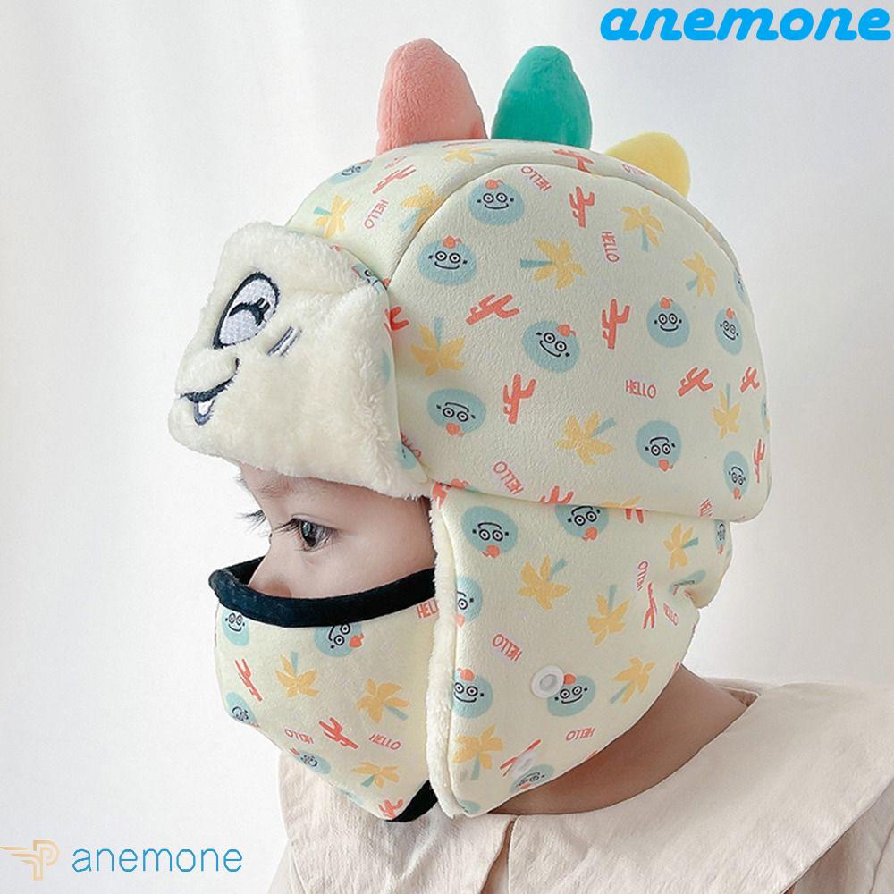 Anemone Mũ Lưỡi Trai Có Tấm Che Tai Lót Lông Cừu Dày Dặn Thoải Mái Chống Gió Thể Thao Ngoài Trời Cho Bé Trai Và Bé Gái