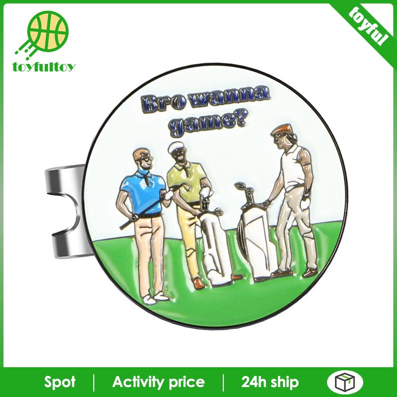 Kẹp Đánh Dấu Vị Trí Bóng Golf 25mm Có Thể Tháo Rời