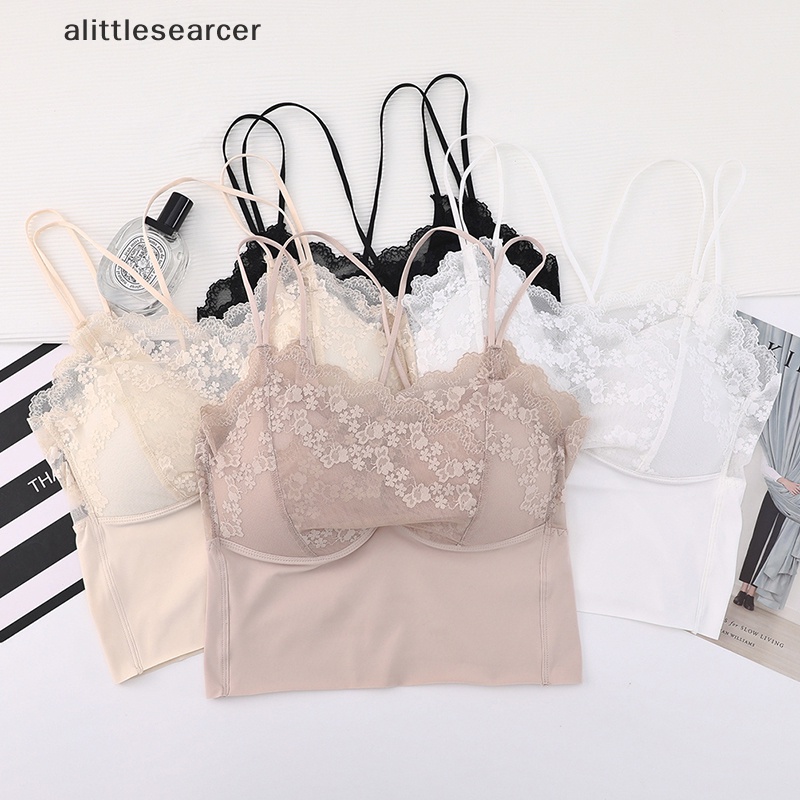 Er Áo Ngực Lưới Ren Có Đệm Nâng Ngực Hình Lá Gợi Cảm Cho Nữ