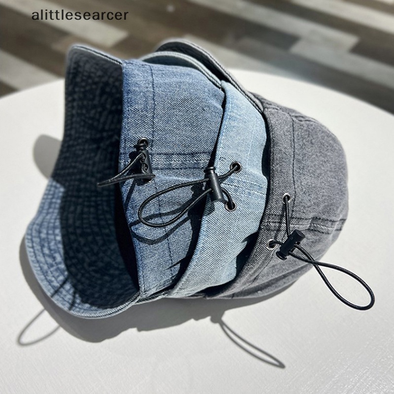 Mũ Tai Bèo Vành Rộng Chống Nắng Có Dây Rút Tùy Chỉnh Nhanh Khô Thời Trang Xuân Hè Cho Nam Và Nữ