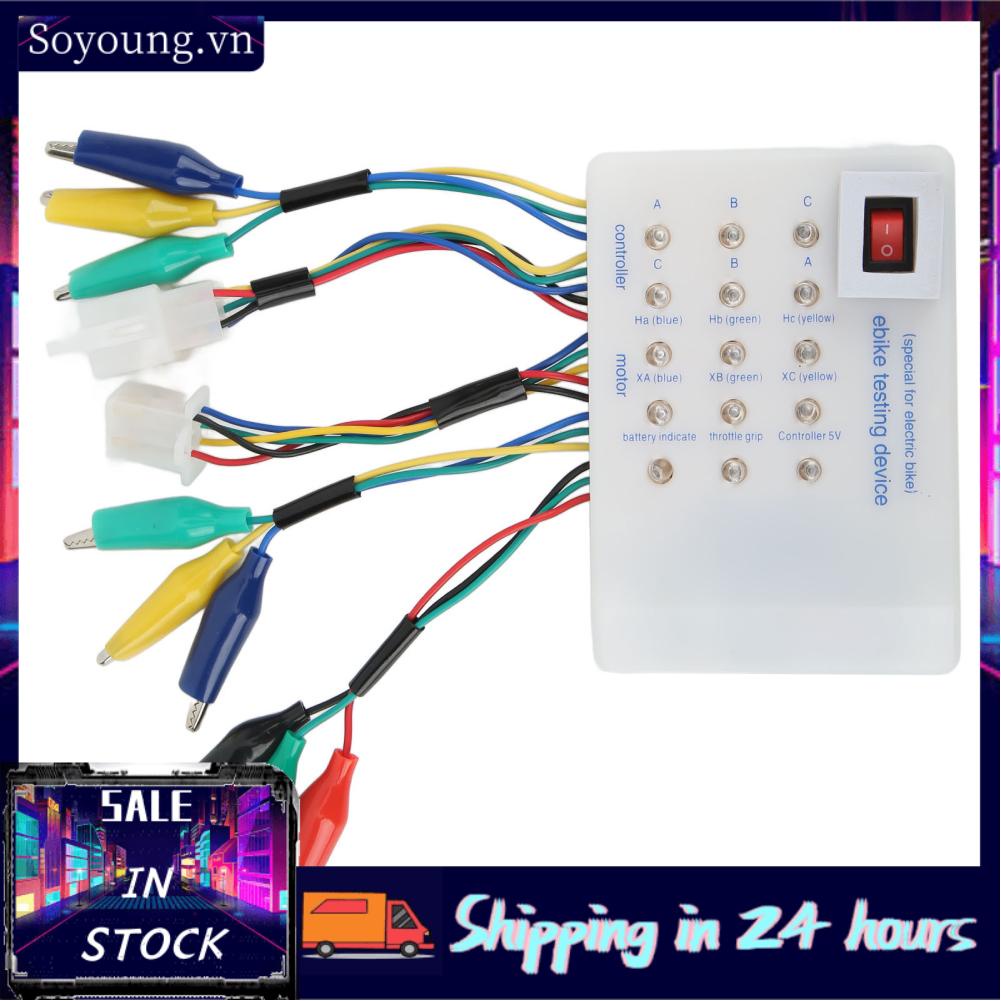 Soyoung Scooter Brushless  Controller Tester  Compact Size Brushless  Controller Tester Angle Discrimination Lightweight Phase Sequence ABC  for Electric Bike