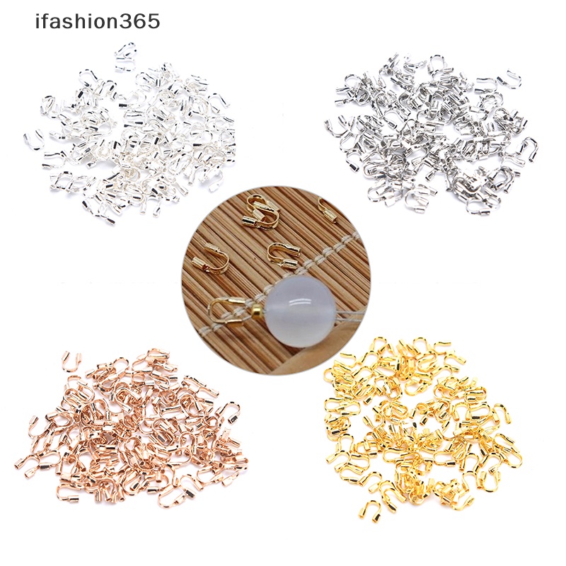 Set 100 Kẹp Chữ U Chuyên Dụng Cho Nối Dây Làm Trang Sức DIY