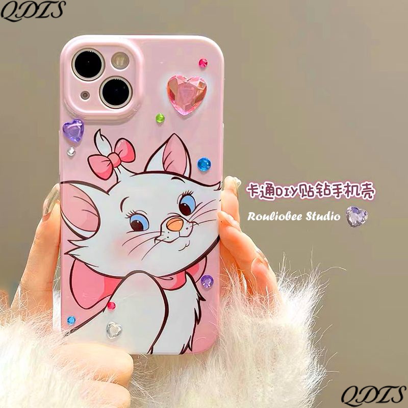 Phù Hợp Ốp Điện Thoại Họa Tiết Hoạt Hình Mèo Mary Dễ Thương Cho Iphone 14pro12iphone13 11DIY 31KK