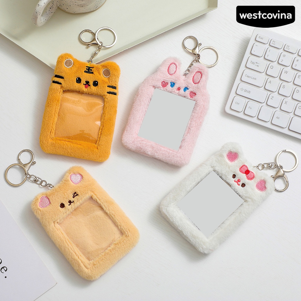 [COD]♪Ví Đựng Thẻ ID Bằng Vải Bông Nhiều Màu Sắc Dễ Thương