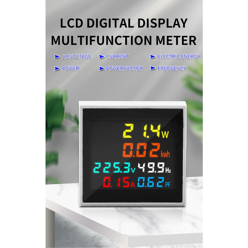 Đồng Hồ Đo Điện Áp Đa Năng 6 Trong 1 AC 50-300V 250-450V D48-2058