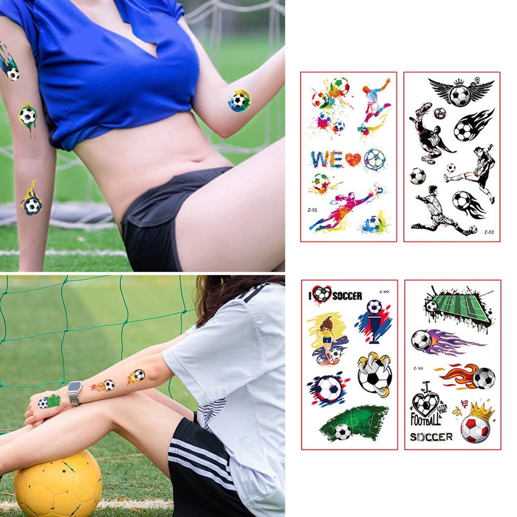 Bộ 10 Hình Xăm Dán Nhiều Kiểu Thân Thiện Với Môi Trường Chống Nước Chống Mồ Hôi Dễ Sử Dụng Cho Unisex