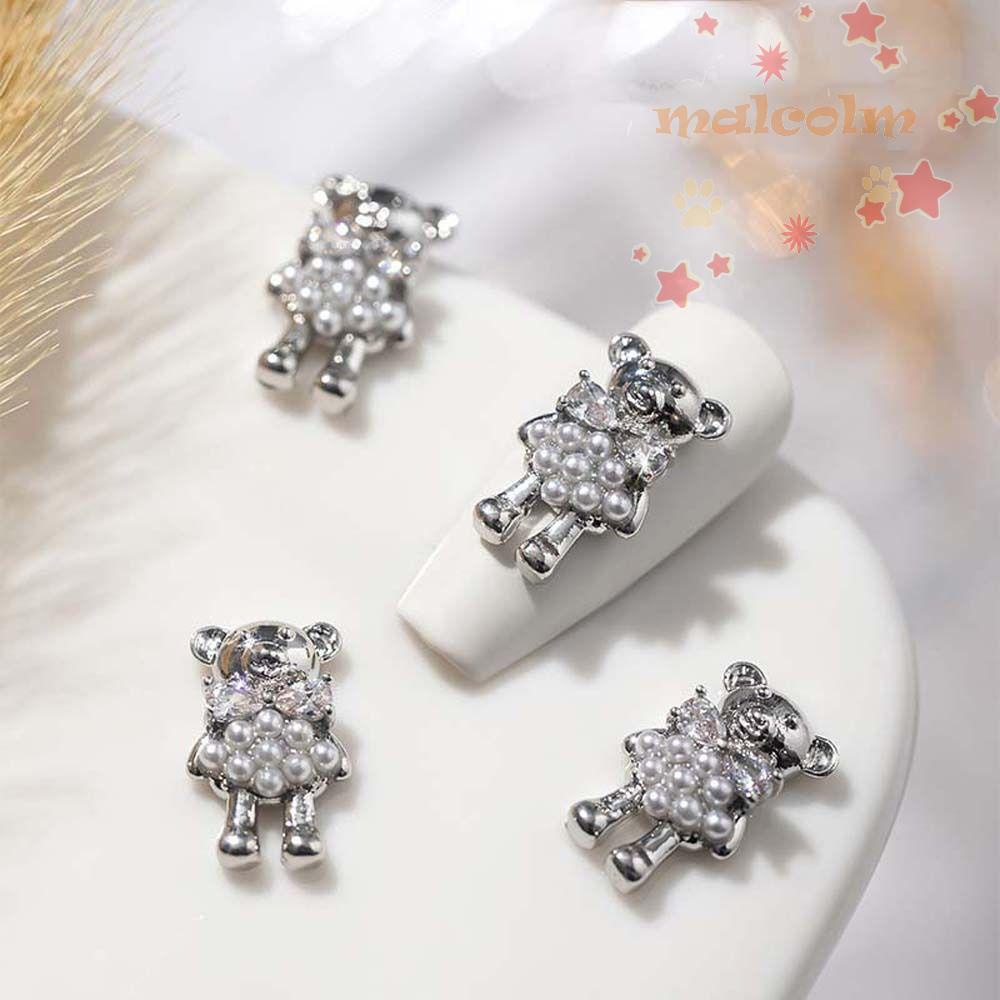 1 Phụ Kiện Trang Trí Móng Tay Họa Tiết Hoạt Hình Trái Tim Xinh Xắn