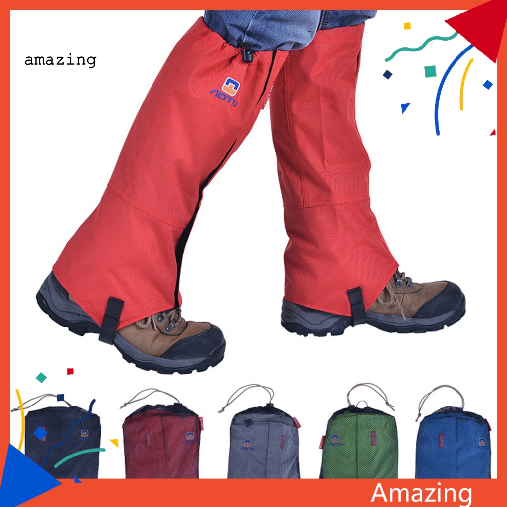 1 Cặp Vỏ Bọc Bảo Vệ Đầu Gối Giữ Ấm Chống Thấm Nước Dùng Trượt Tuyết / Leo Núi