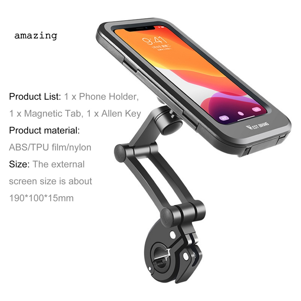 Giá Đỡ Điện Thoại Gắn Khung Xe Đạp Chống Sốc / Bụi Bẩn Tiện Dụng