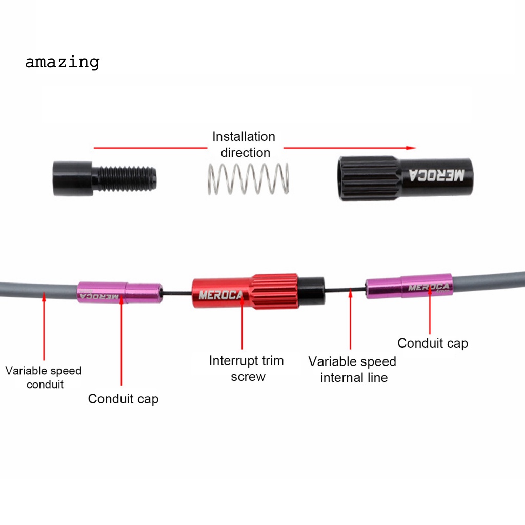 Bộ Điều Chỉnh Dây Cáp Đồng Trục Màu Sáng Dành Cho Xe Đạp MTB Sturdy