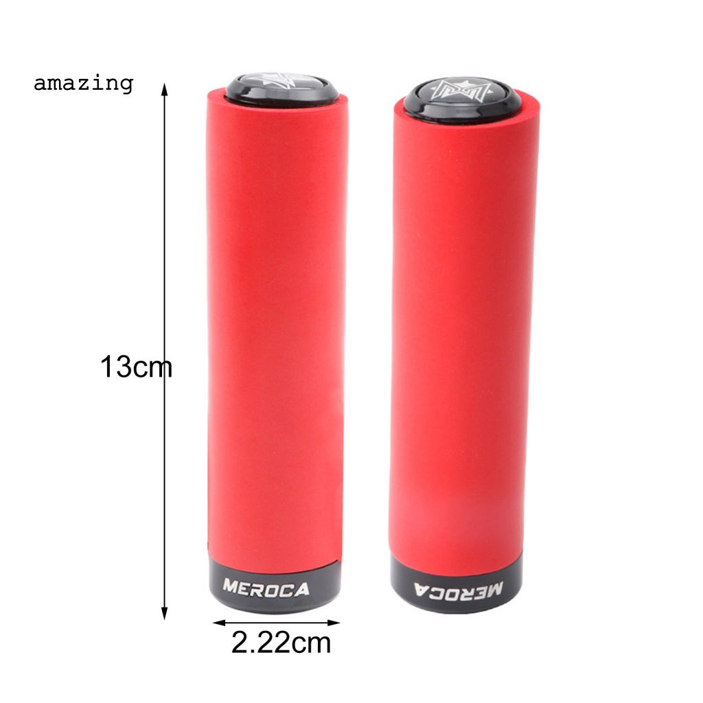 1 Cặp Vỏ Bọc Tay Lái Xe Đạp Bằng Silicone Dày Dặn