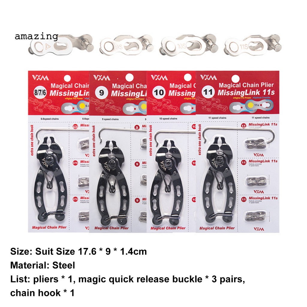 1 Bộ Kìm Gỡ Xích Xe Đạp Chống Mòn Độ Bền Cao