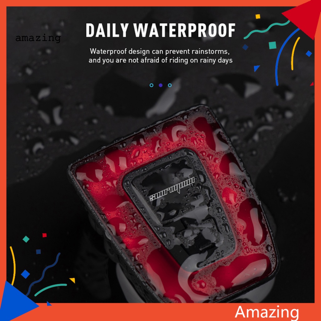 Đèn Đuôi Xe Đạp USB Siêu Sáng Chống Biến Dạng