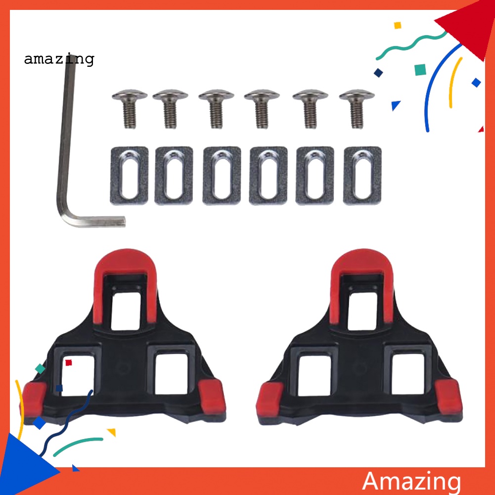 Bộ 2 Miếng Chêm Giày 6 Độ Chuyên Dụng Cho Xe Đạp