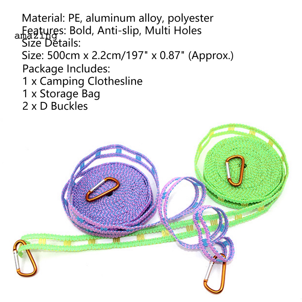 Dây Buộc Lều Cắm Trại Độ Bền Cao Đa Năng