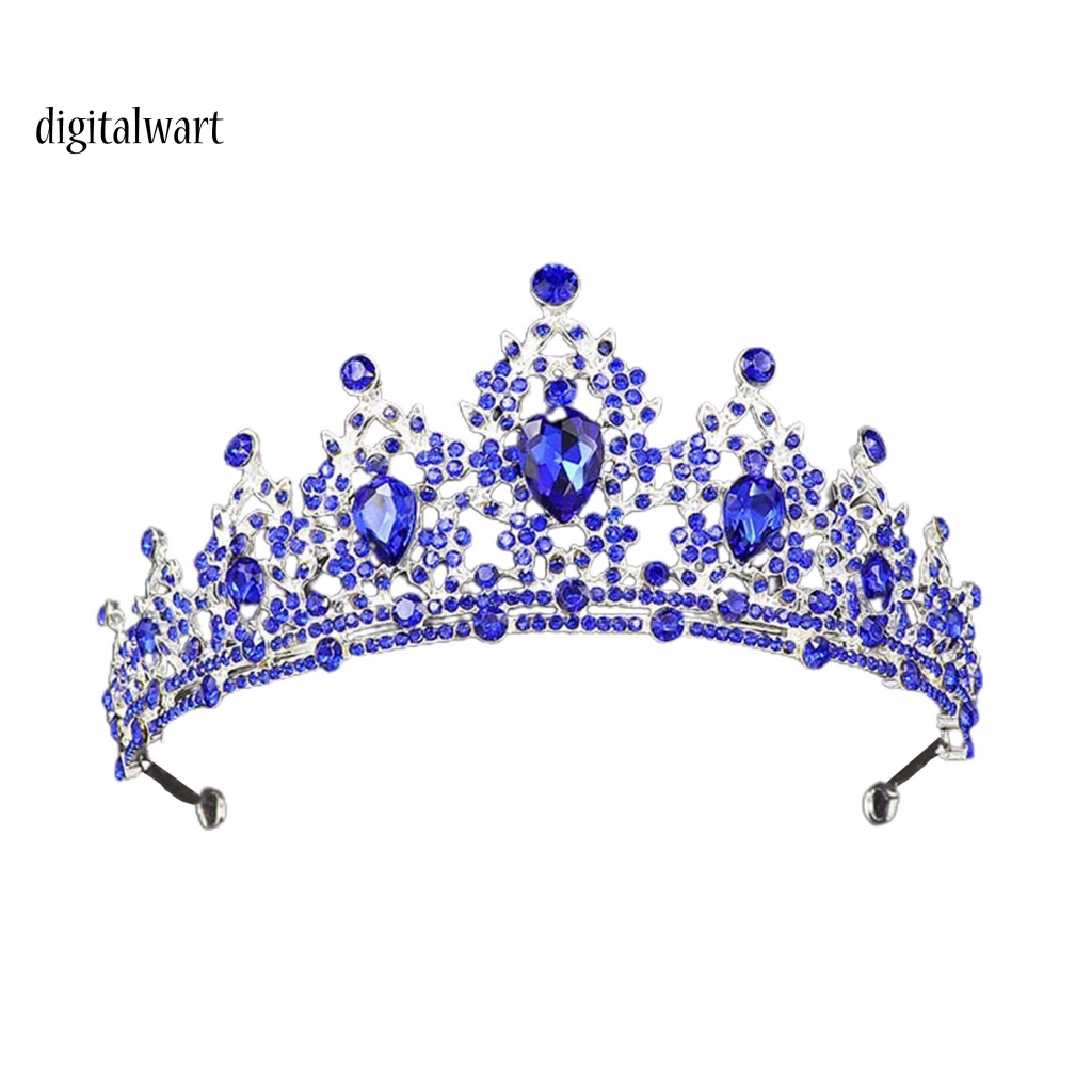 Kỹ Thuật Số| Vương Miện Công Chúa Đính Đá Phong Cách Baroque Thanh Lịch Dành Cho Cô Dâu