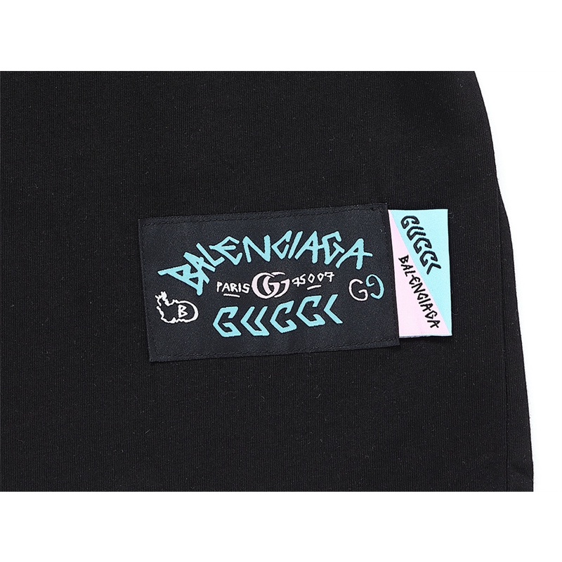 Áo Thun Ngắn Tay Thêu logo BALEN88-Double Thời Trang Dành Cho Cả Nam Và Nữ