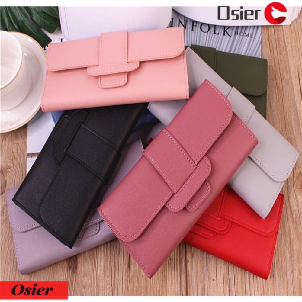 Ví Da PU Đựng Điện Thoại / Thẻ / Tai Nghe 1 Ngăn Tiện Dụng