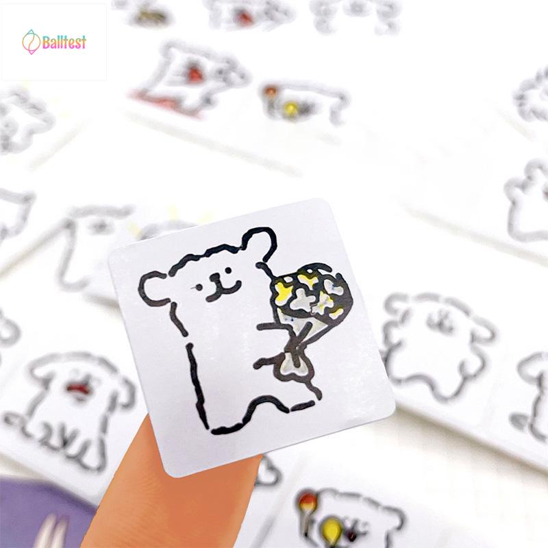 💜Cuộn 200 Hình Dán Sanrio Dễ Thương DIY Trang Trí Dán