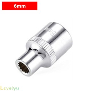 ⭐2023 ⭐Socket 3/8\" Square Driver 6-24mm Chrome Vanadium Steel Ratchet Socket