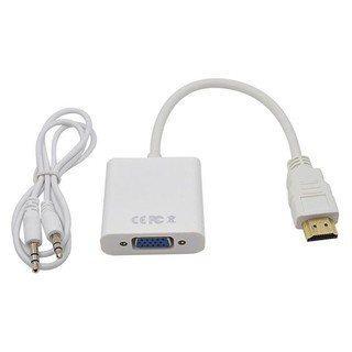 Cáp chuyển hdmi to vga audio, hdmi ra vga có âm thanh