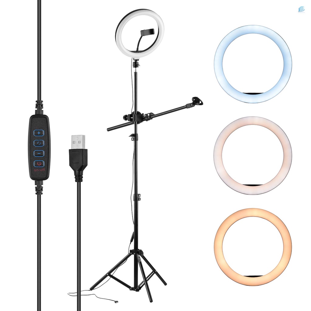 Bộ Dụng Cụ Vòng Đèn LED 26cm / 10inch 166Cm Chuyên Dụng Chất Lượng Cao