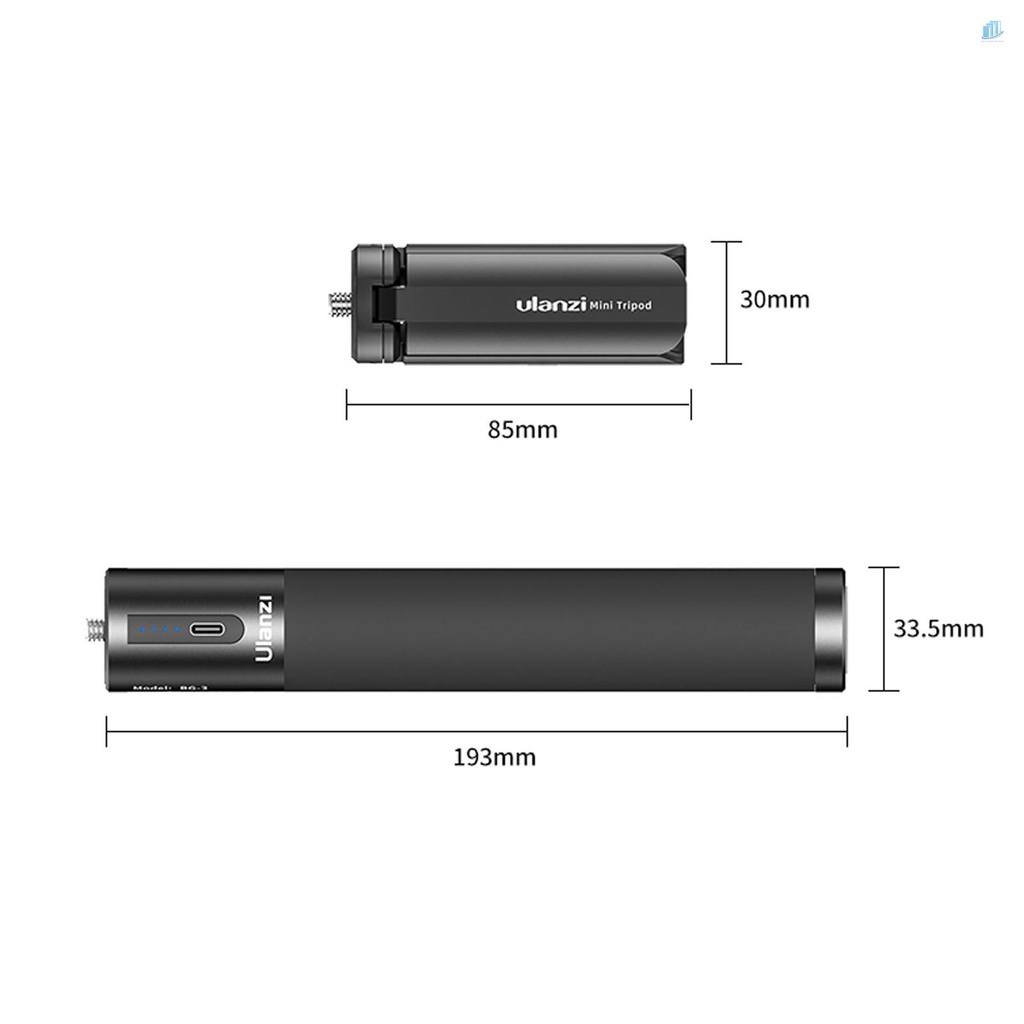 Sạc Dự Phòng smartwatchinone 10000mAh Cổng USB-A &amp; Type-C Có Chân Tripod Mini Tiện Dụng