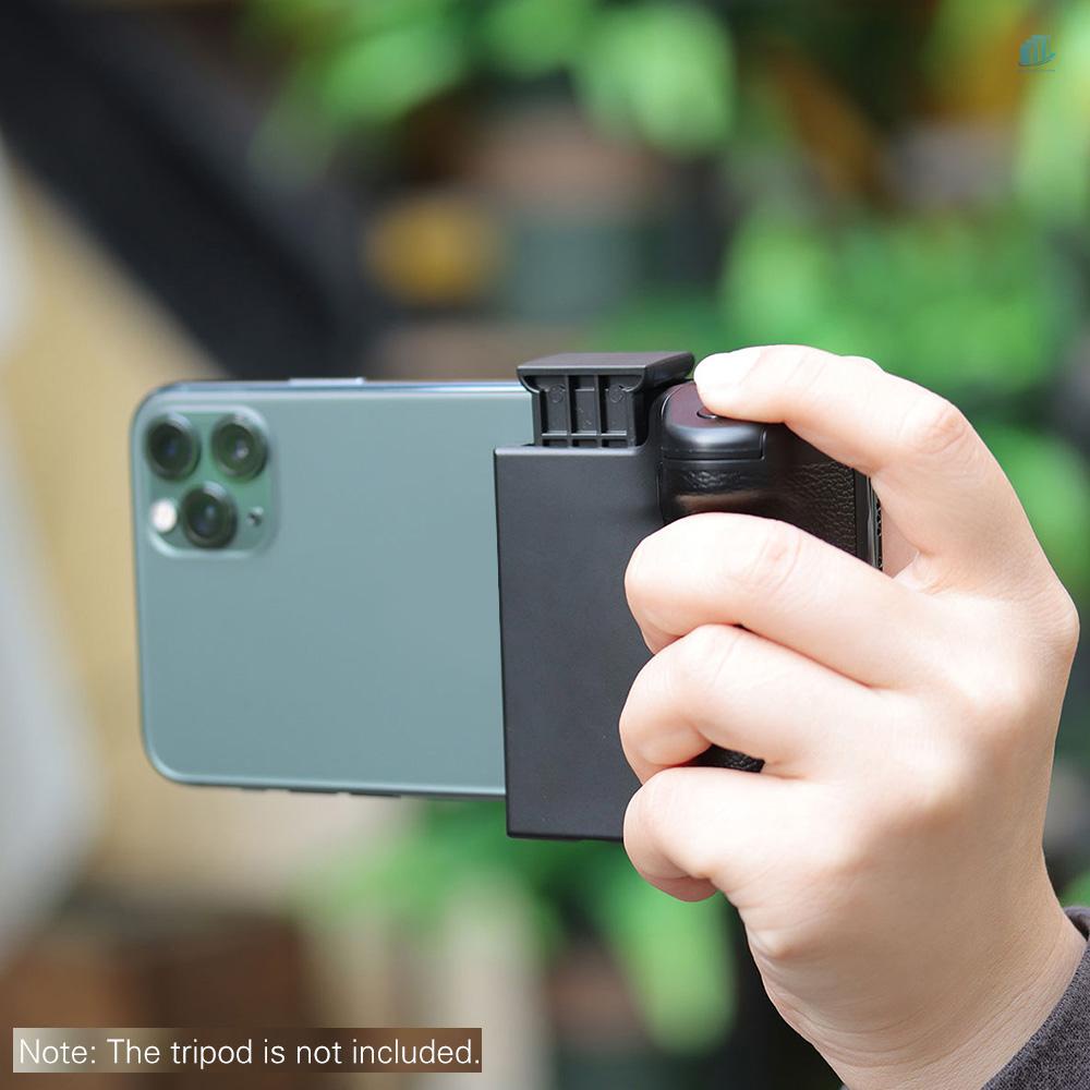 Tay Cầm Chụp Ảnh Selfie 3 Trong 1 Bằng PU Chống Rung Lắc Cho Điện Thoại Android iOS