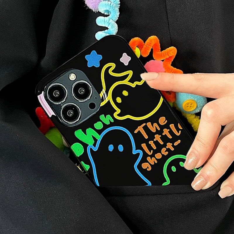 Ốp Điện Thoại Cứng Họa Tiết Cô Gái Và Ma Độc Đáo Cho iPhone13 Male / 8p14Pro 12 F32C Maxxr11