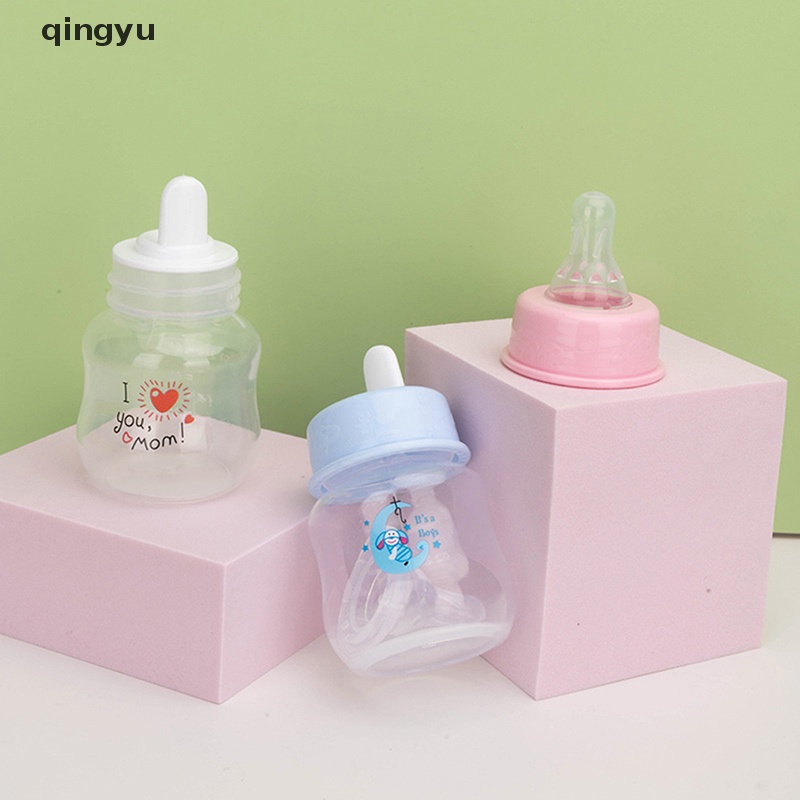 Bình Sữa Mini 60ml Bằng Nhựa PP Kiểu Hoạt Hình Dễ Thương Cho Bé Sơ Sinh