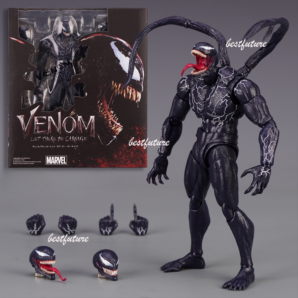 Mô Hình Nhân Vật Yamaguchi Marvel SHF Venom 2 Chân Thật