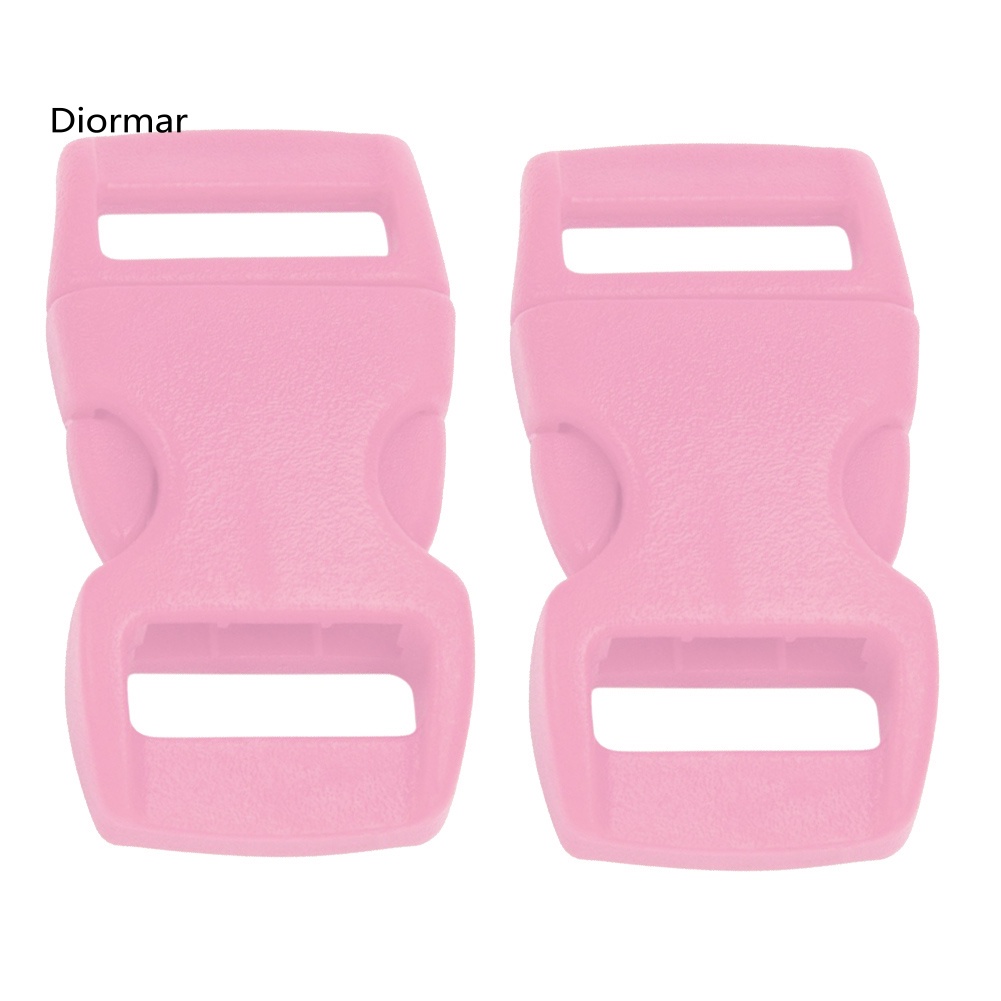 Set 24 Khóa Dây Nhựa Nhiều Màu Sắc Tháo Gỡ Nhanh Đeo Cổ Áo Vòng Tay DIO