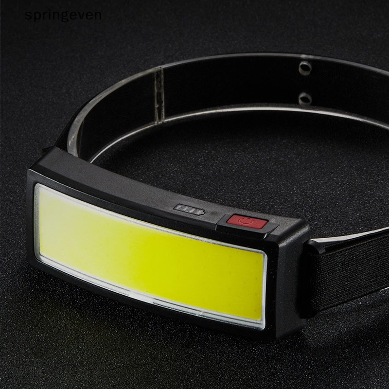 Đèn Pha LED Cob Đeo Đầu 1200mah Có Thể Sạc Lại Bằng Cổng USB