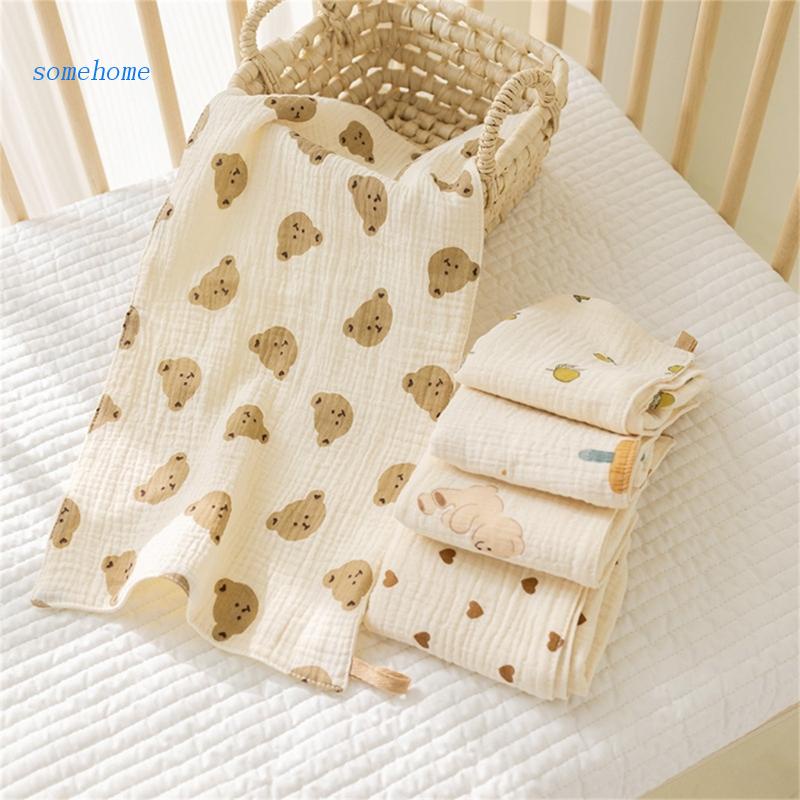 Khăn Lau Mặt Cotton Muslin Dành Cho Trẻ Mẫu Giáo