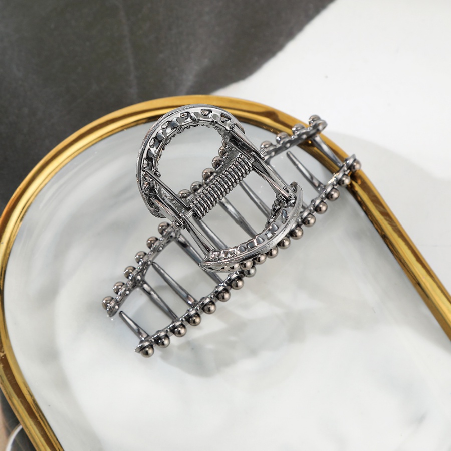 Kẹp Tóc Hợp Kim Đính Đá Và Ngọc Trai Nhân Tạo Thời Trang