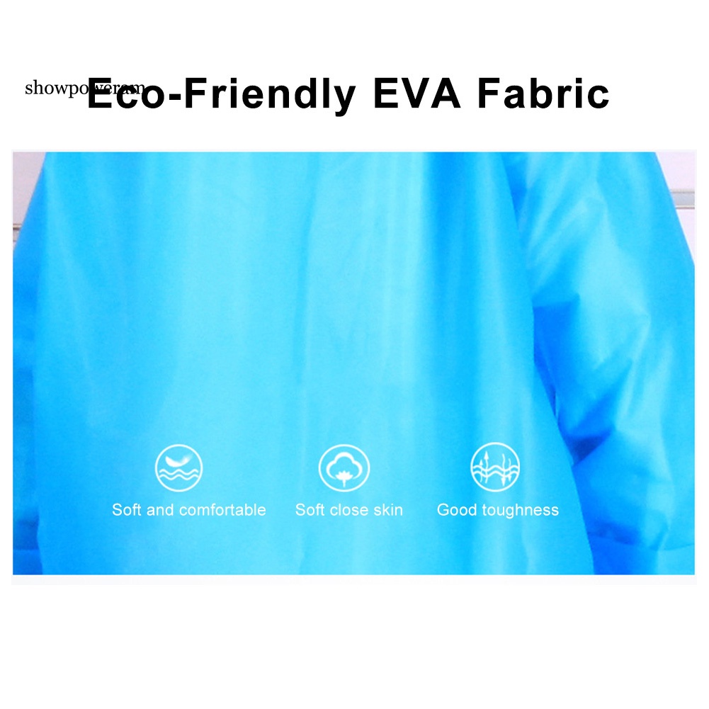 Áo Mưa Di Động Có Mũ Trùm Và Dây Rút Chống Nước Có Nút Dùng Một L