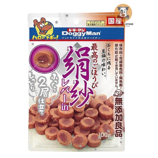 Doggyman viên gà nướng mềm SAYA bổ sung gan 100g