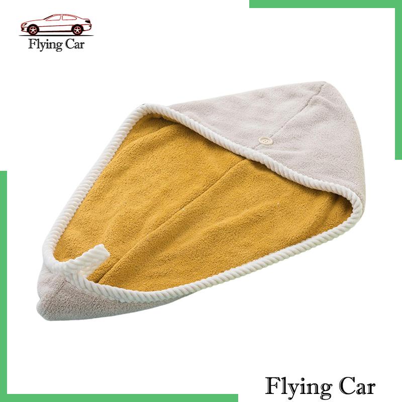 Khăn Quấn Tóc Bằng Sợi Micro Có Nút Cài Dành Cho Nữ [Lzdjfmy2]