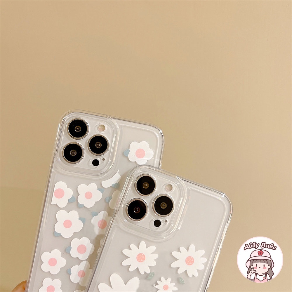 Ốp Điện Thoại TPU Mềm Chống Sốc Họa Tiết Hoa Cúc Cho IPhone 14 Pro Max 11 12 11 Pro Max X XS 7Plus