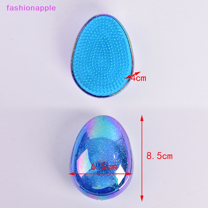 Lược Chải Tóc Mềm Mại Hình Quả Trứng Tiện Dụng