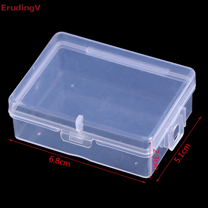 Bộ 2 Hộp Đựng Ảnh / Chìa Khóa Mini Dạng Treo Trong Suốt Tiện Lợi