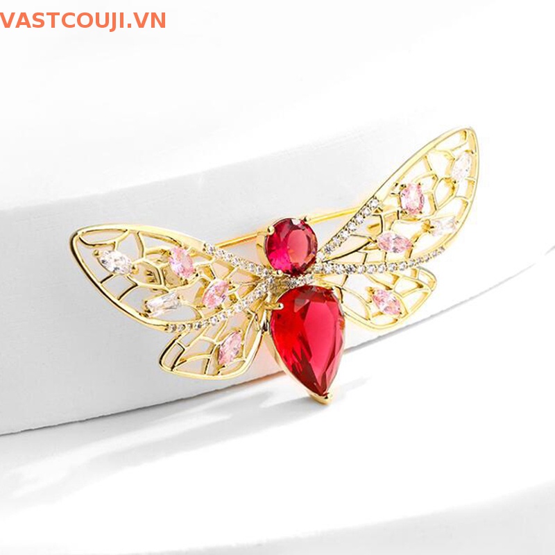 Ghim Cài Áo Hình Chú Ong VASTJI Thời Trang Dễ Phối Đồ