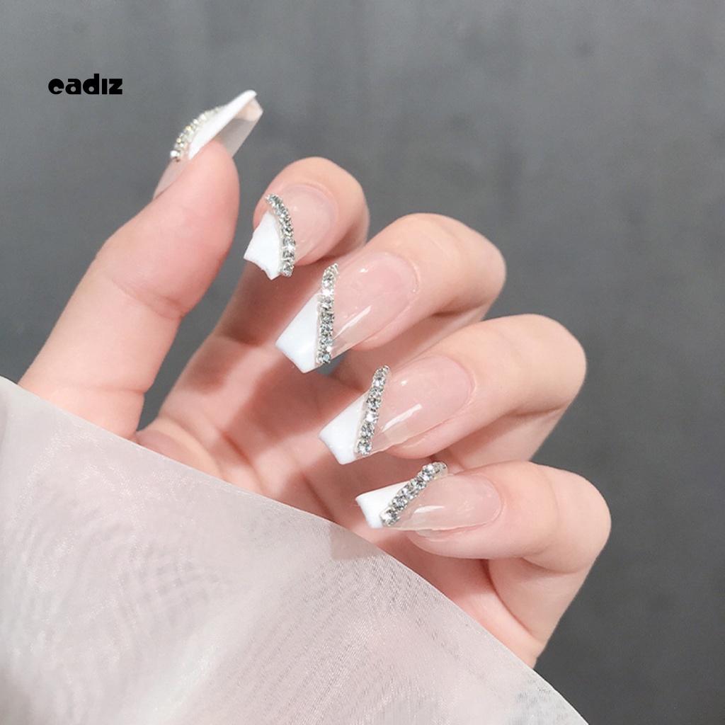 Set 6 Phụ Kiện Dây Xích 3D Đính Đá Trang Trí Móng Tay Nghệ Thuật DIY