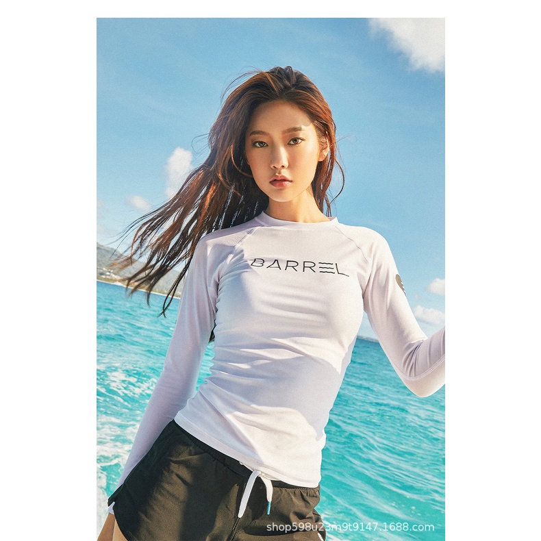 Áo Bơi Lướt Sóng Dài Tay Chống Nắng Mau Khô Thiết Kế Tách Rời Cho Nữ